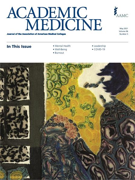Academic Medicine May 2021 issue cover